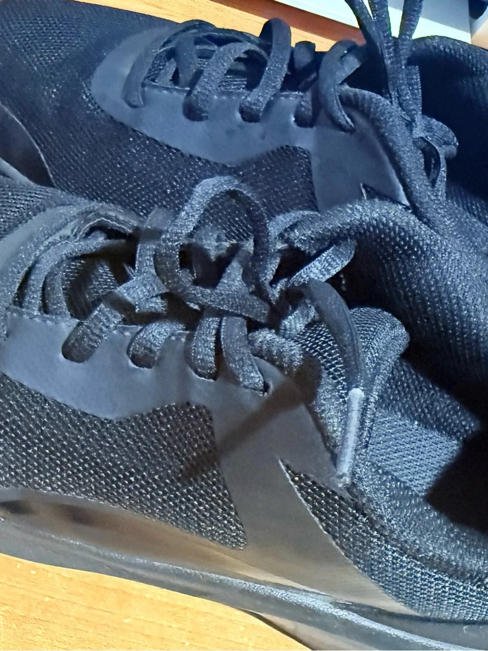 Women’s Athletic Works Black Mesh Jogger Sneaker